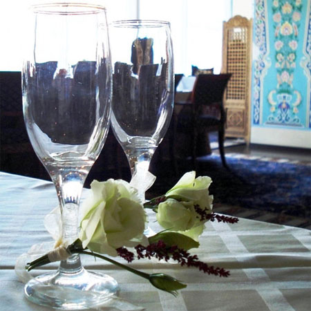 Floral decoration wedding restaurant Navruz