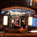 Новогоднее оформление ресторана Puberty